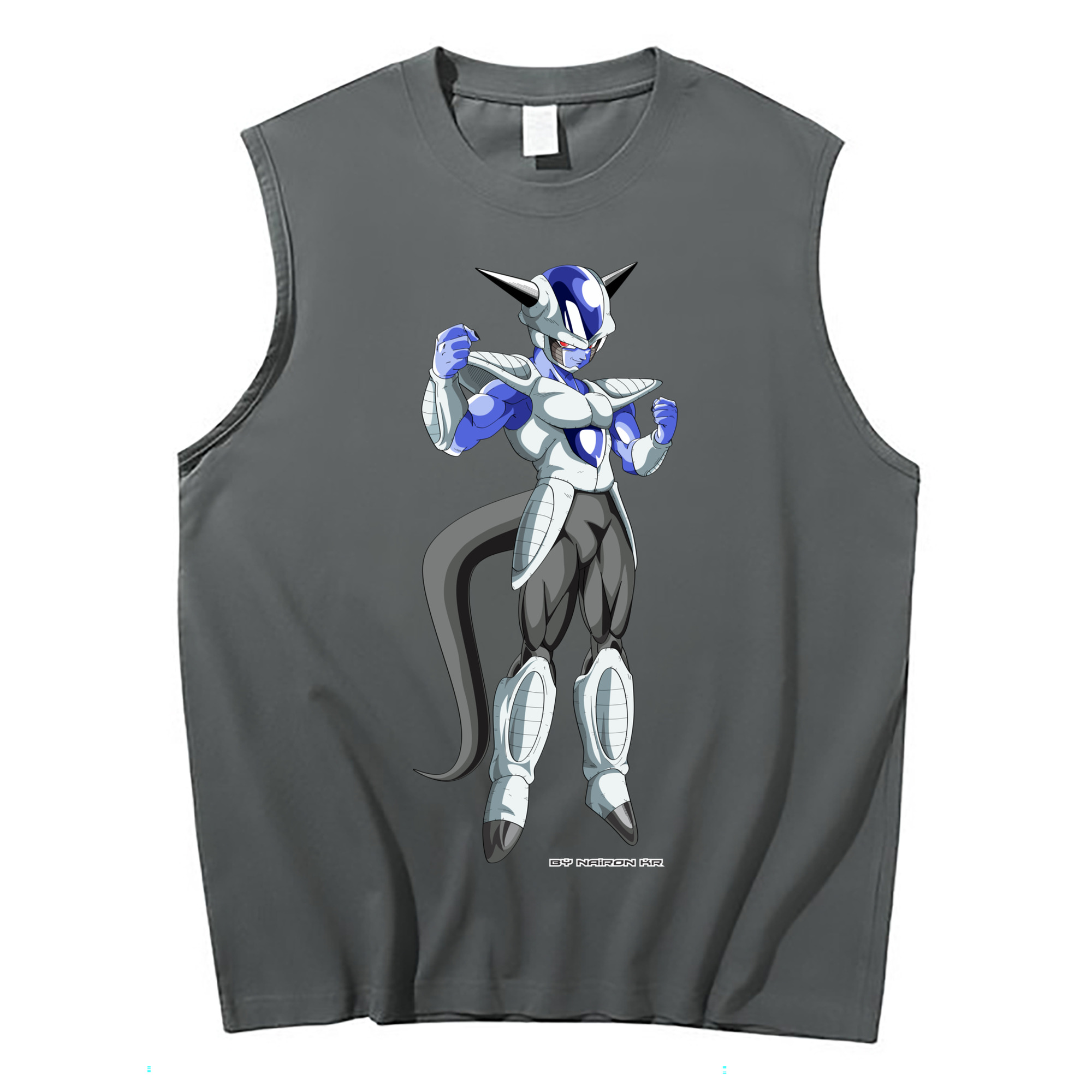 （画像用） ドラゴンボール フリーザ DRAGON BALL Frieza コットン100％タンクトップ（フロントプリント）